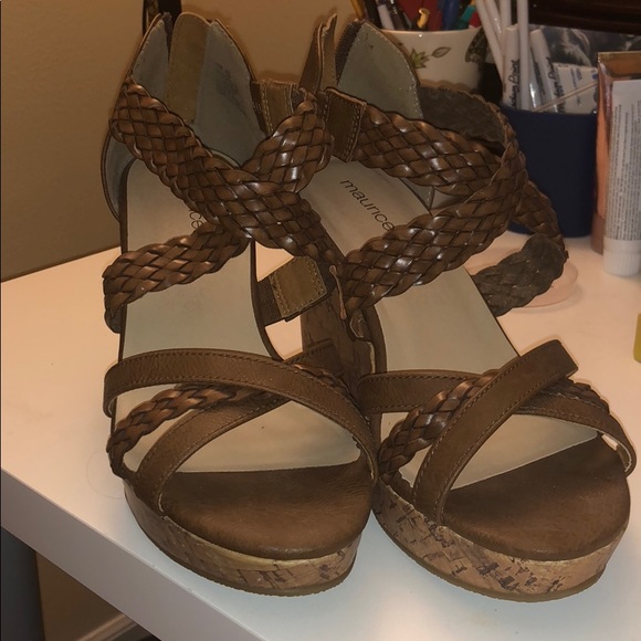 Maurices Shoes - Maurices size 10 brown wedges. Barely worn!